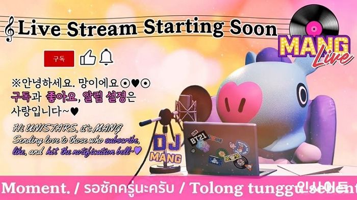 라인프렌즈, BT21 미스터리 댄싱머신 ‘망’이 진행한 깜짝 라이브 방송 ‘망의 칫챗 클럽’ 화제