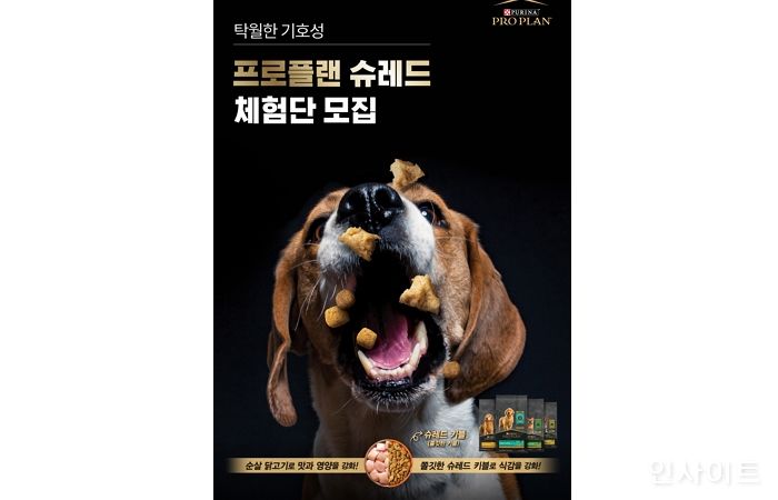 네슬레 퓨리나, 강아지 입맛 사로잡는 ‘프로플랜 슈레드’ 체험단 모집
