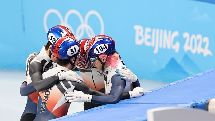 쇼트트랙 남자 5000m 계주, ‘은메달’ 획득