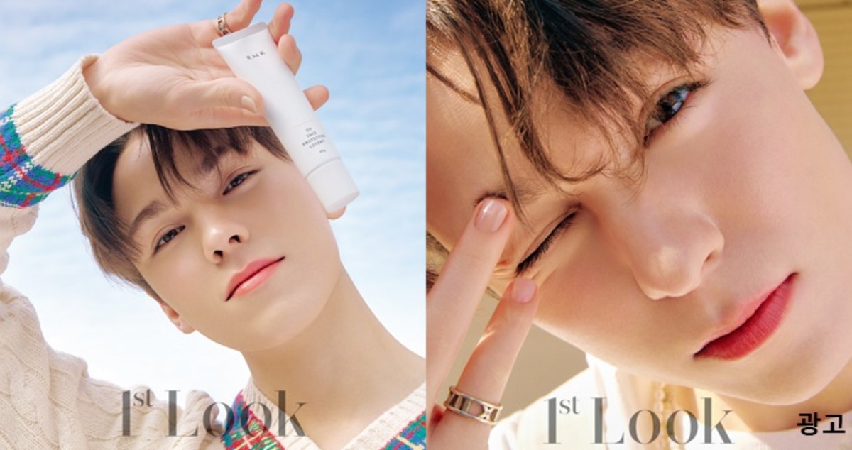 세븐틴 버논, 새 화보서 RMK 선크림 바르고 역대급 청량미 과시