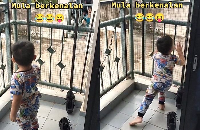 밥 주면 항상 그릇 들고 ‘베란다’로 나가는 3살 아들의 로맨틱한 비밀 (사진)