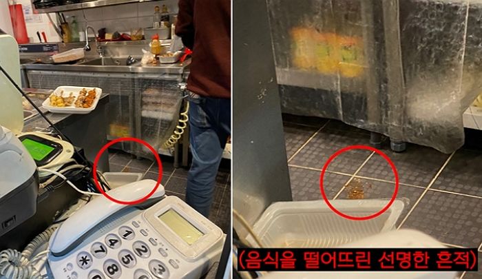 “배달음식 먹지 마요”...바닥에 떨어진 ‘닭꼬치’ 담는 거 보고 고객에게 알려준 라이더