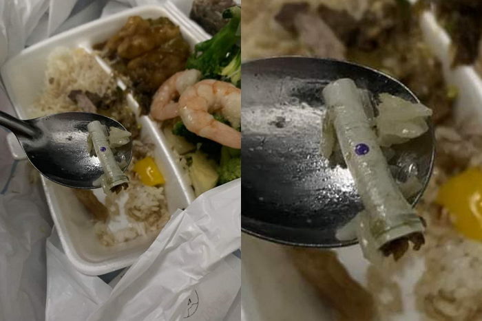 “유명 맛집서 주문한 볶음밥에서 ‘담배꽁초’가 나왔습니다” (증거 사진)