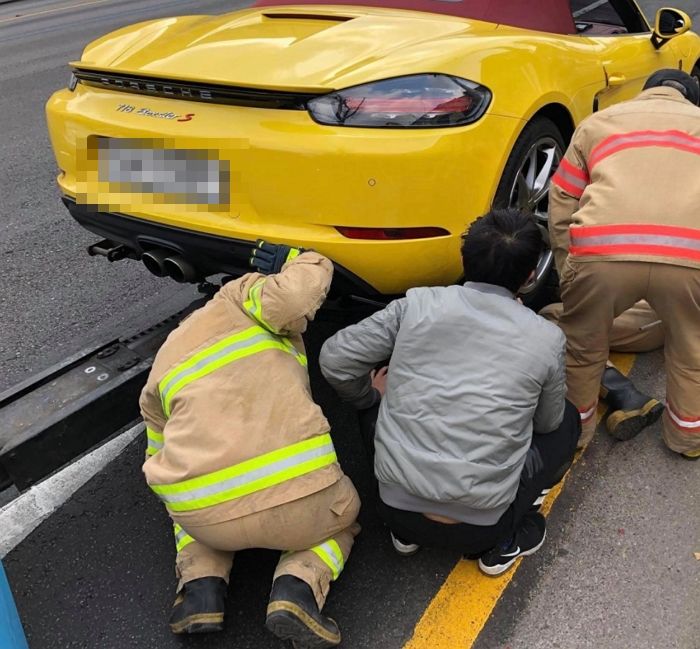 “아기 길냥이를 살리기 위해 ‘포르쉐’를 뜯었습니다”