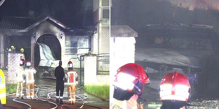 “차고서 충전 중이던 ‘테슬라’가 폭발해 집 다 타고 반려묘까지 잃었습니다”