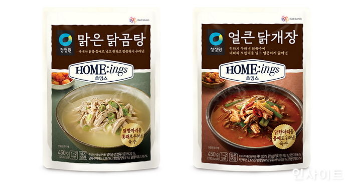 대상 청정원 호밍스, 맑은 닭곰탕·얼큰 닭개장 2종 출시