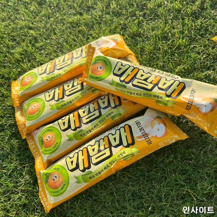 바밤바에 밤 대신 시원상큼한 배 가득 채운 신상 아이스크림 ‘배뱀배’