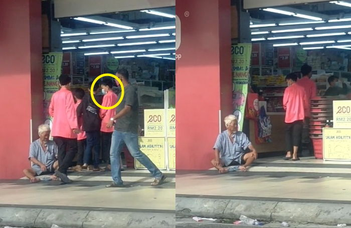 “가정교육 어떻게 받은 거냐!”...노숙자 할아버지에 신발 선물한 소년 (영상)