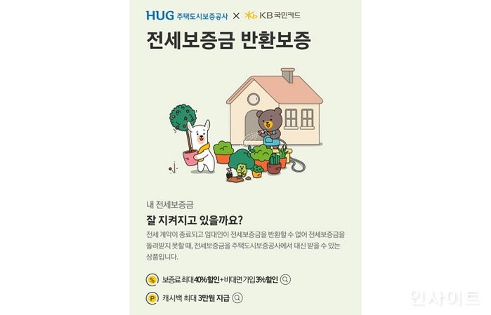 KB국민카드, ‘전세보증금 반환보증’ 서비스 출시 기념 이벤트