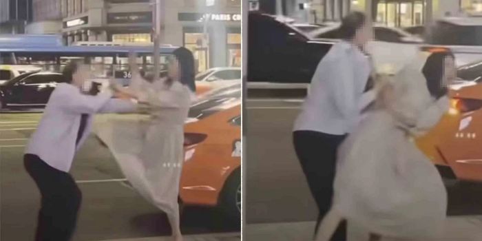 아빠뻘 택시 기사 멱살 잡고 ‘발차기·엎어 치기’하는 삼성역 앞 만취녀 (영상)