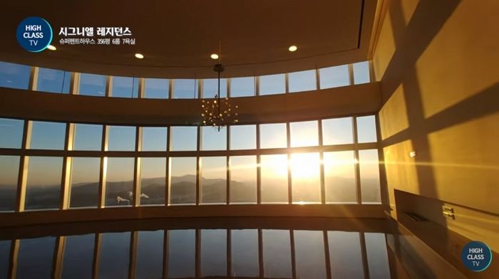 매매가 370억에도 완판된 롯데 시그니엘 레지던스 ‘슈퍼 펜트하우스’ 내부 모습 (영상)