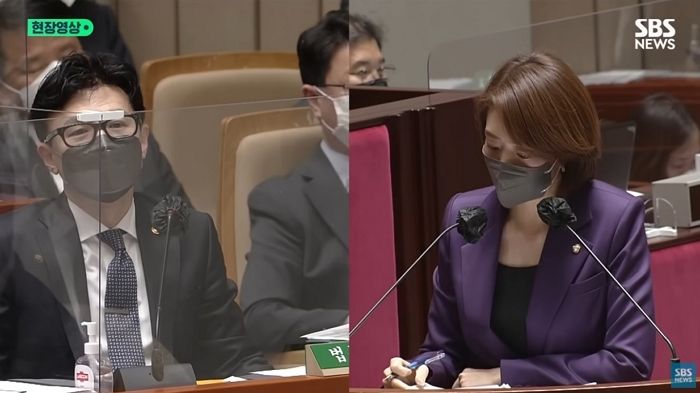 고민정이 한동훈 장관에 ‘공감 능력’ 없다고 하자 돌아온 대답 (영상)