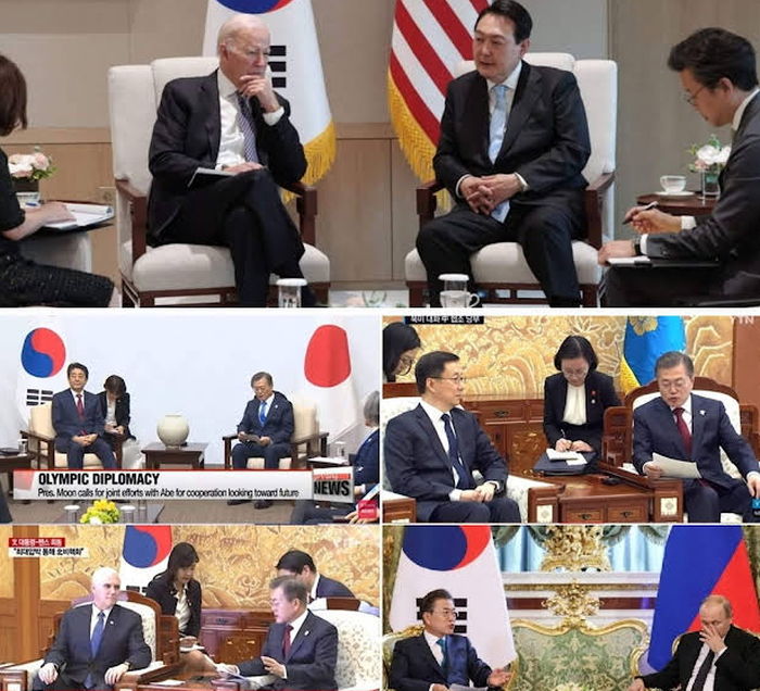 윤석열 대통령의 한미 정상회담 끝나자마자 비교된 文의 ‘A4용지 외교’