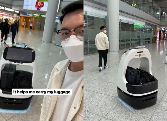 인천공항에 처음 온 외국인들이 보면 깜짝 놀란다는 ‘짐꾼 로봇’ (영상)