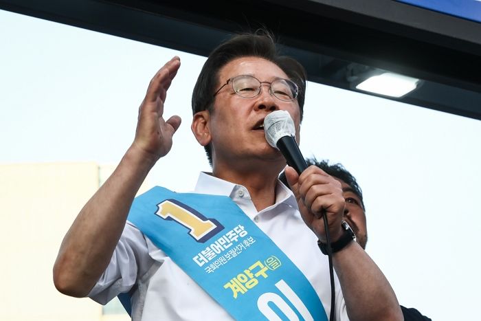 이재명 “손 떨릴만큼 온 힘 짜냈다, 투표하면 승리”