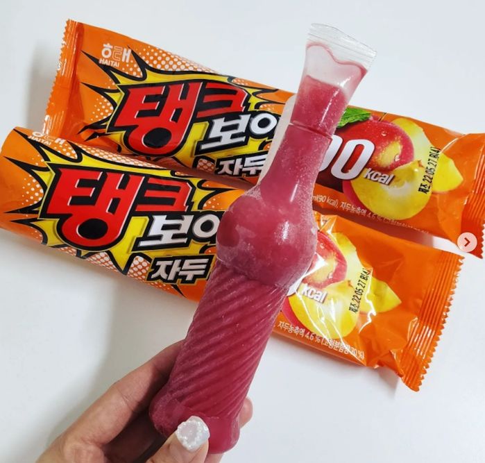 아삭아삭 살얼음 씹히는 슬러시 식감의 상큼달달 ‘자두맛’ 탱크보이 출시