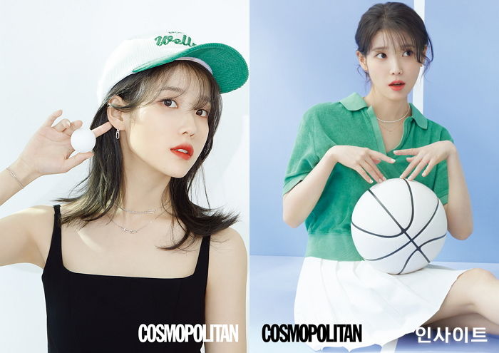 제이에스티나의 뮤즈 아이유 스포티한 패션 화보 공개