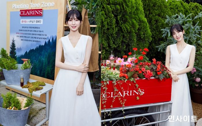 오마이걸 아린, 클라랑스 가든 성수에서 산불 피해 복구를 위한 나무심기 캠페인 동참