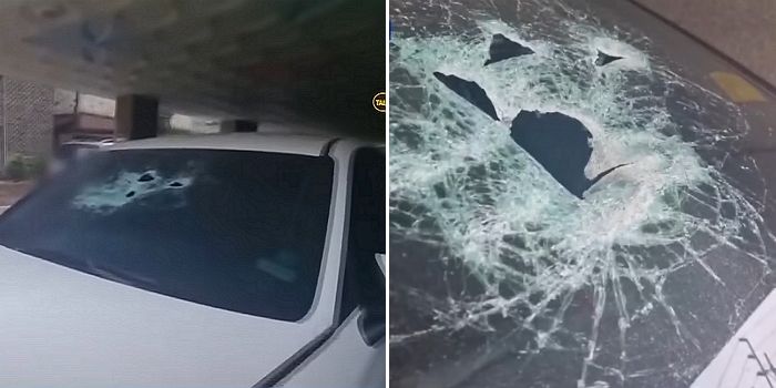 “차 막고 왜 전화 안 받아”...자신 차 앞에 주차된 차량 유리창 골프채로 때려 부순 남성