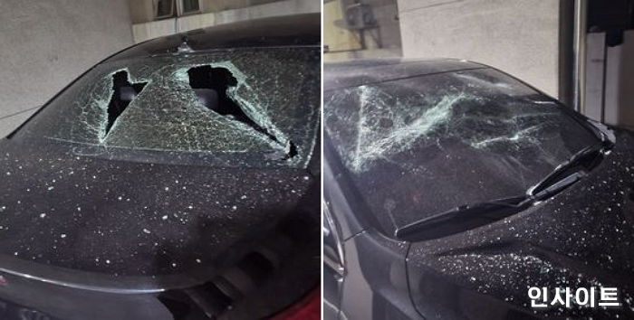 “주차 문제로 싸우던 이웃집 남성이 제 자동차를 다 때려 부쉈습니다”