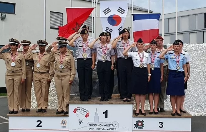 한국 특전사 여군, 세계 軍 스카이다이빙 대회서 사상 첫 금메달