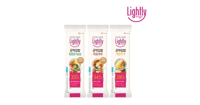 착한 칼로리로 다이어터들에게 딱인 라이틀리 ‘곤약김밥’