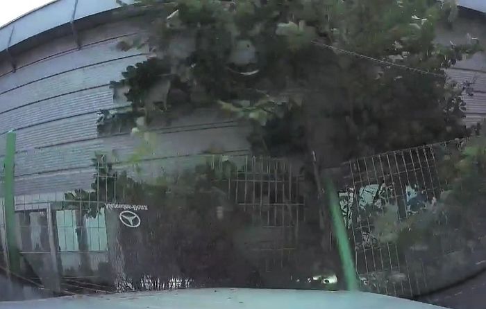 “기어 ‘P’ 놓고 내렸는데 벤츠가 자기 혼자 움직이더니 벽에 박았습니다” (영상)