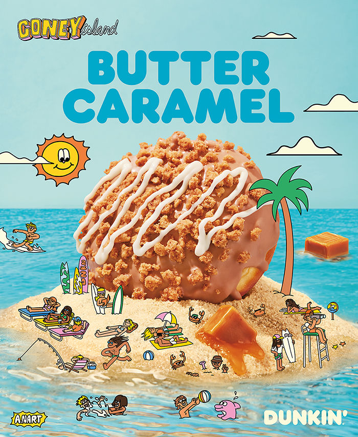 고소한 버터와 달콤한 카라멜이 어우러져 탄생한 던킨 ‘버터 카라멜 도넛’ 2종