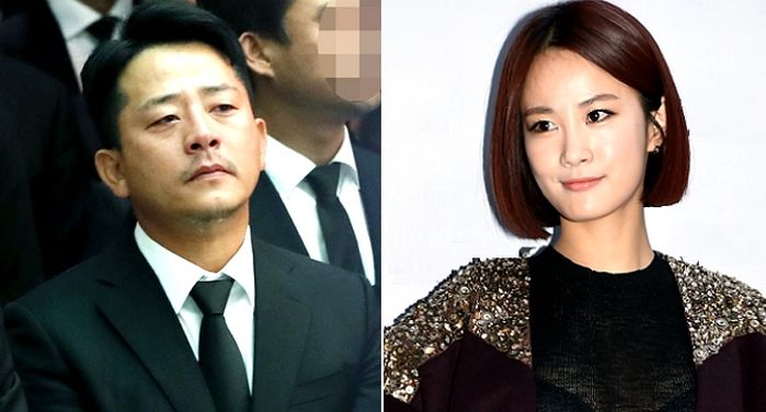 부친상 당한 연인 김준호 위해 이틀째 상복 입고 조문객 받은 김지민