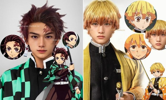 인기 애니 ‘귀멸의 칼날’ 속 캐릭터들을 ‘AI’로 현실세계에 소환하자 보인 실물 수준