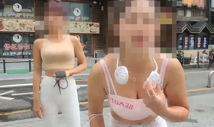 오늘(4일) 아침부터 거리에서 춤추는 여캠으로 가득한 부천역 상황