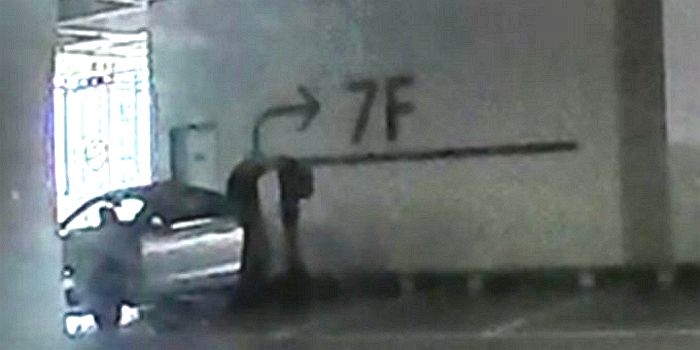 남의 건물 주차장 몰래 들어간 벤츠 차주가 ‘구석자리’에서 한 충격 행동