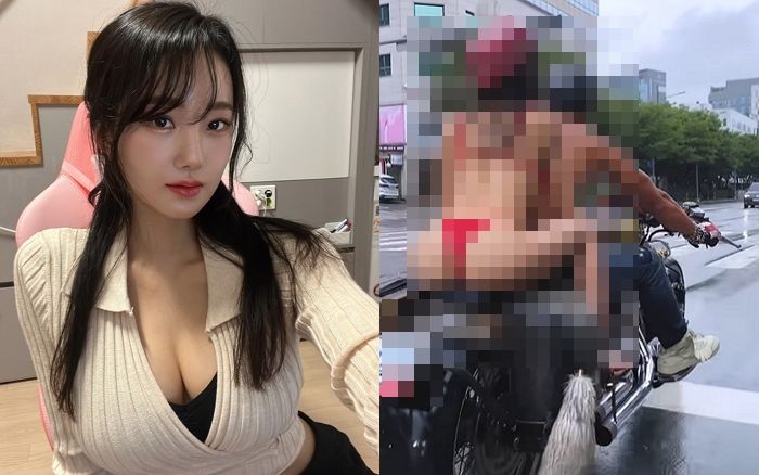 “2년전 지인이...” 강남 오토바이 비키니女, 가슴 아픈 과거사 고백했다