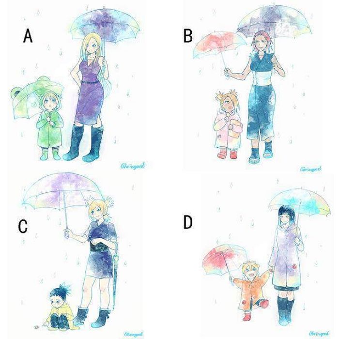 비 오는 날 아이와 함께 외출한 4명의 엄마...당신은 누가 가장 ‘친엄마’ 같나요?