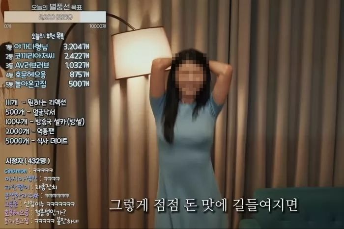 “배고픈 ‘하꼬’ 여캠이 성인방송 BJ가 되는 과정은 이렇습니다” (영상)
