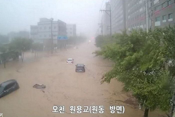 “죽다 살아났다” 힌남노 휩쓸고 간 포항 지역 실시간 상황 (CCTV)