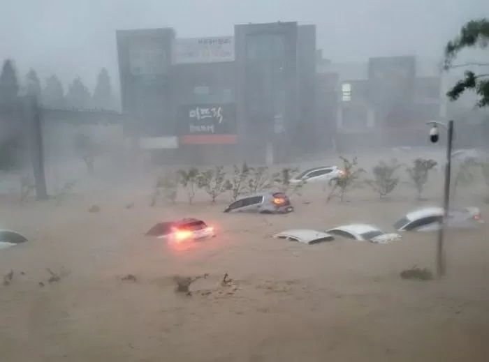 “우리 때는 태풍 뚫고 등교했다” 20년 전 ‘루사’에도 학교 갔던 ‘K-학생들’