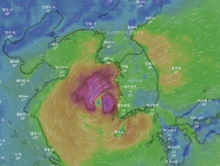 ‘힌남노’ 지나가자마자 기겁할 소식 또 전해졌다...다음 주 목요일 태풍 ‘므르복’ 한반도 상륙