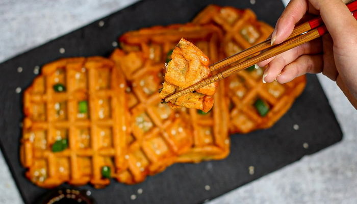 와플에 김치를 넣었더니...미국 K-푸드 요리대회에서 우승한 메뉴의 예상 가능한 맛