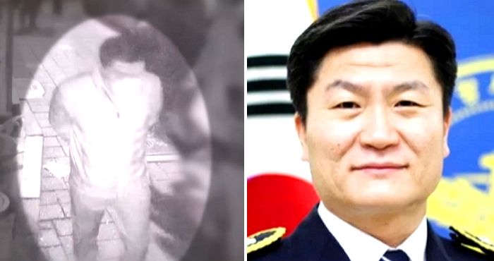 뒷짐 지고 느긋하게...참사 일어난 그날 CCTV 포착된 용산서장의 늑장이동 (영상)