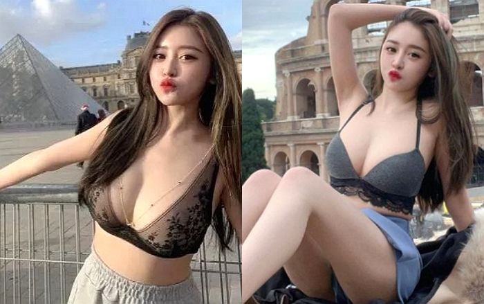 루브르에서 옷 벗고 사진 찍다 쫓겨난 인스타 여신, 이번에는 ‘이곳에서’ 발견됐다 (영상)