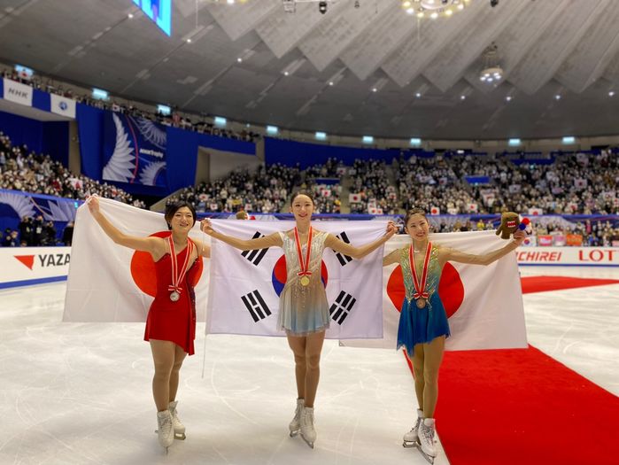 김연아가 연지곤지 찍은지 ‘13년’ 만에...김예림, 일본 현지 발칵 뒤집었다