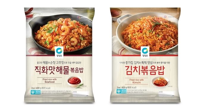 간편하고 맛있게 한 끼 해결할 수 있는 대상 청정원 ‘직화맛 해물볶음밥·김치볶음밥’ 2종