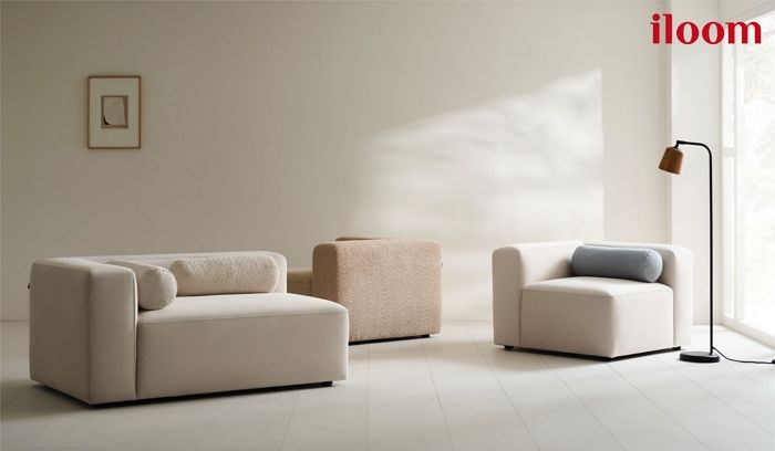 1인 가구를 위한 컴팩트한 디자인의 일룸 모듈형 소파 ‘무브’
