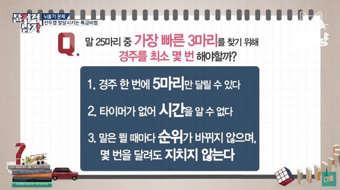 “말 25마리 중 제일 빠른 3마리 찾기 위한 최소 경주 횟수는?”...구글 지원자들 멘붕오게 한 면접 문제