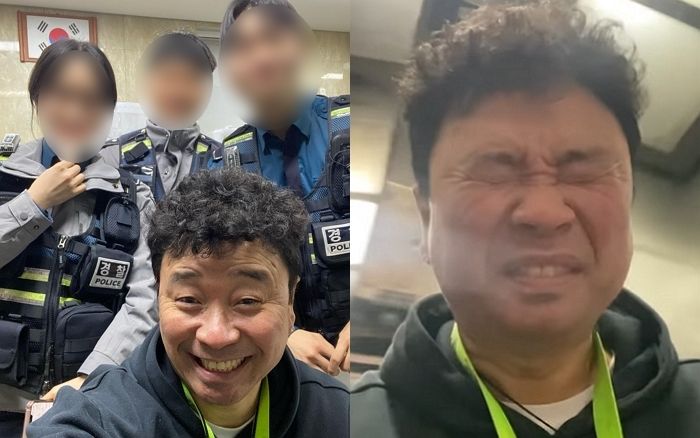 “지하철 끊겨 택시 잡다 눈물”...하반신 마비로 휠체어 타는 강원래, 경찰에 도움 받아