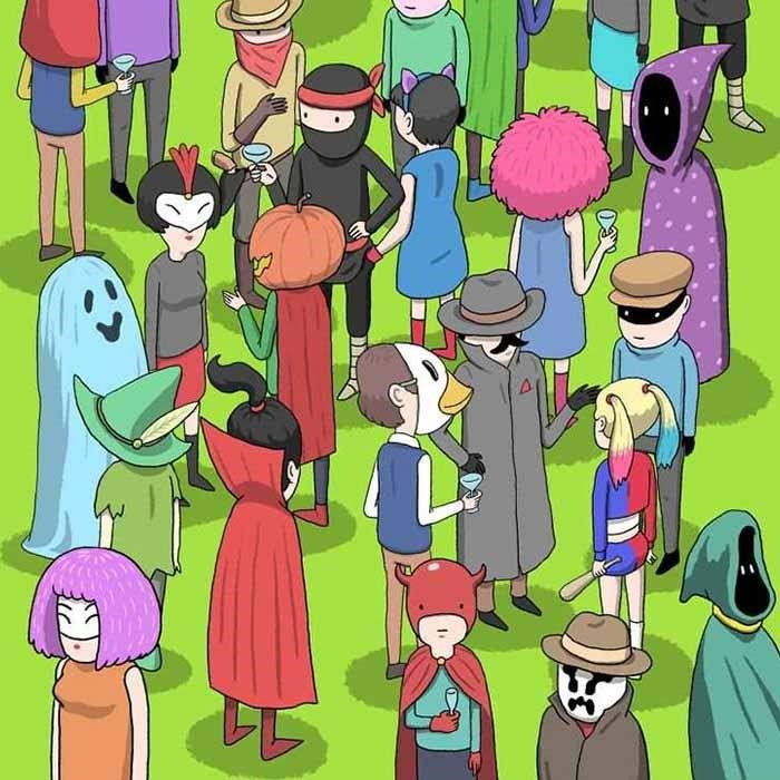 지금 이 그림에서 5초 안에 ‘진짜 도둑’ 찾아내면 당신은 눈썰미 천재