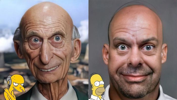 AI에게 ‘심슨 가족’을 실제 인물로 만들어달라 부탁했더니 이런 결과 나왔다