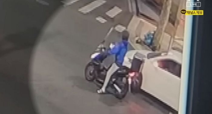 초등학교 인근 음주 의심 차량 ‘굉음’ 내며 질주하자 온몸으로 막아 세운 배달라이더 (영상)