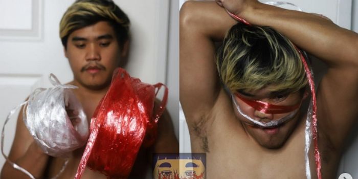 노끈 하나로 애니 ‘진격의 거인’ 똑같이 따라한 저가 코스프레좌 (+사진)